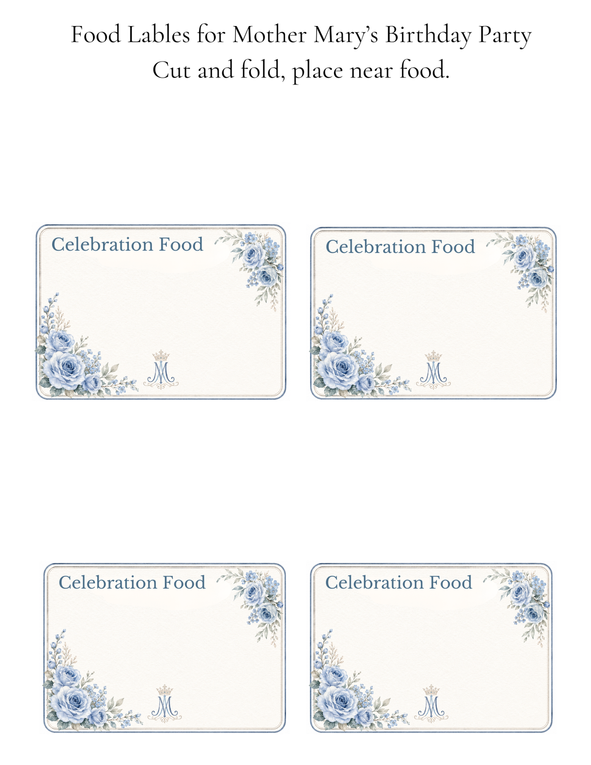 Mother Mary Birthday Bundle
