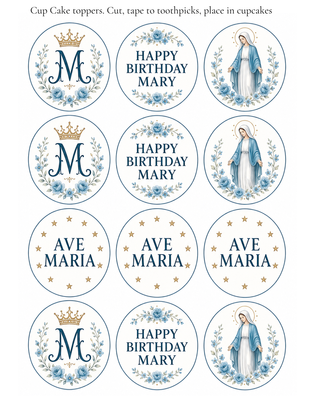 Mother Mary Birthday Bundle