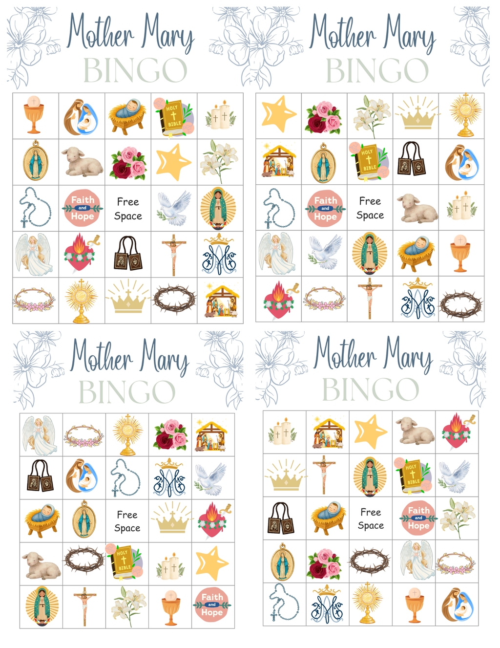 Mother Mary Birthday Bundle