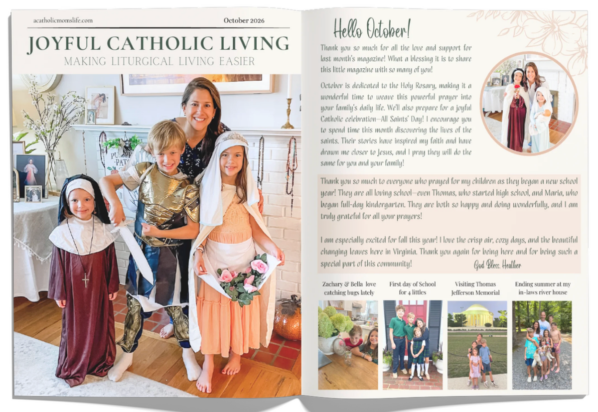 Joyful Catholic Living Magazine (Print version) - October 2026